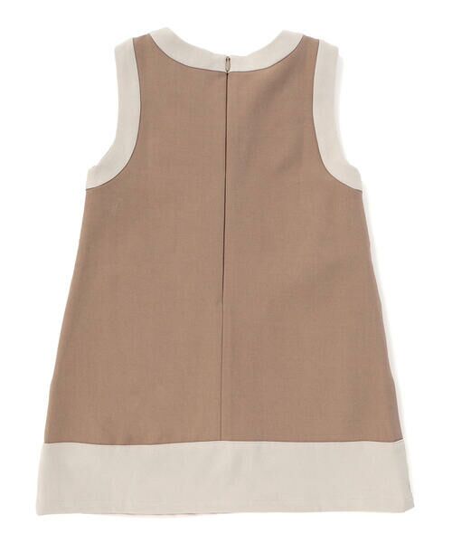 BeBe Petits Pois Vert / ベベ プチ ポワ ヴェール ドレス | 【店舗限定】配色リボンジャンパースカート(95~150cm) | 詳細17