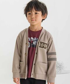 BeBe Petits Pois Vert / ベベ プチ ポワ ヴェール カーディガン・ボレロ | 【店舗限定】サガラワッペンカーディガン(95~160cm)