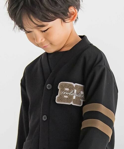 BeBe Petits Pois Vert / ベベ プチ ポワ ヴェール カーディガン・ボレロ | 【店舗限定】サガラワッペンカーディガン(95~160cm) | 詳細3
