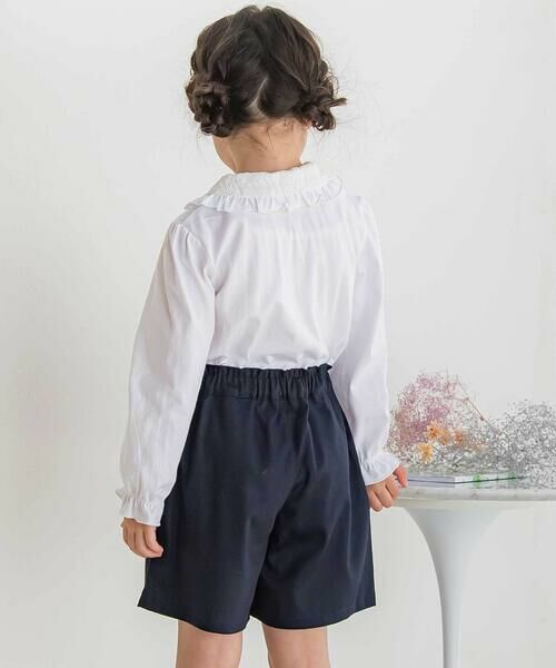 BeBe Petits Pois Vert / ベベ プチ ポワ ヴェール シャツ・ブラウス | 【店舗限定】襟花レースブラウス(95~150cm) | 詳細3