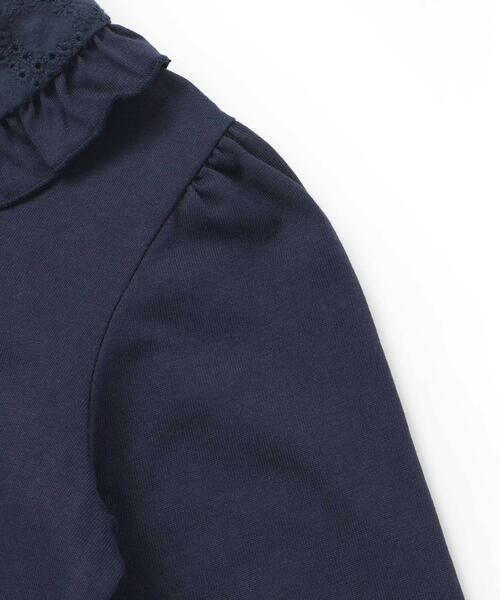BeBe Petits Pois Vert / ベベ プチ ポワ ヴェール シャツ・ブラウス | 【店舗限定】襟花レースブラウス(95~150cm) | 詳細12