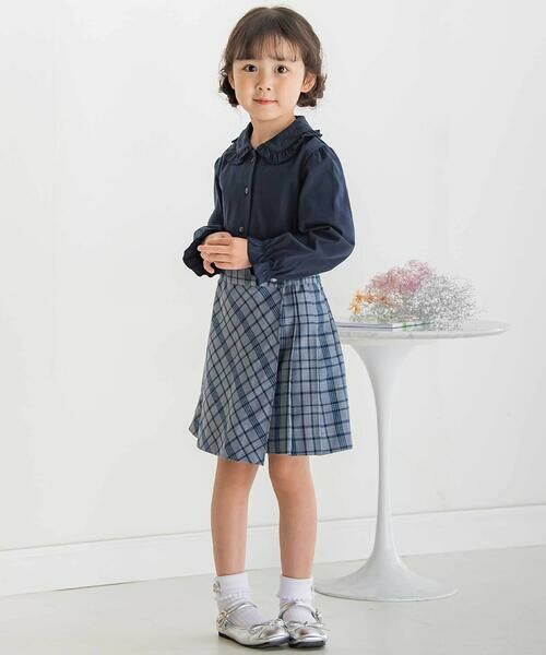BeBe Petits Pois Vert / ベベ プチ ポワ ヴェール シャツ・ブラウス | 【店舗限定】襟花レースブラウス(95~150cm) | 詳細7