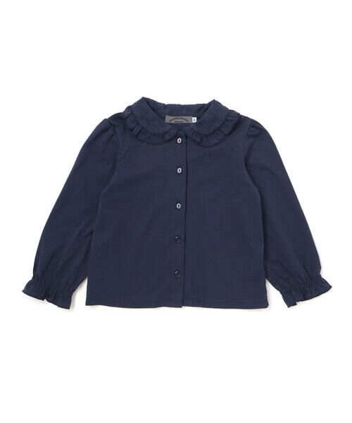 BeBe Petits Pois Vert / ベベ プチ ポワ ヴェール シャツ・ブラウス | 【店舗限定】襟花レースブラウス(95~150cm) | 詳細9