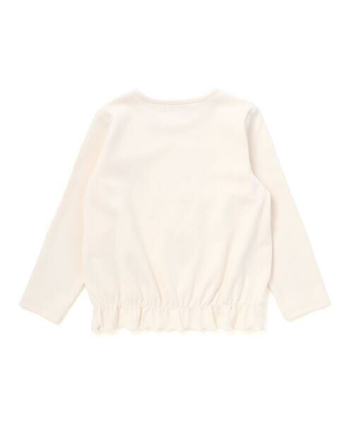 BeBe Petits Pois Vert / ベベ プチ ポワ ヴェール スウェット | 【店舗限定】花パッチワークポンチトレーナー(95~150cm) | 詳細5