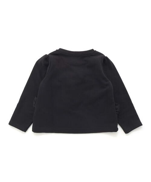 BeBe Petits Pois Vert / ベベ プチ ポワ ヴェール スウェット | 【店舗限定】リボンポイント裏毛トレーナー(95~160cm) | 詳細5