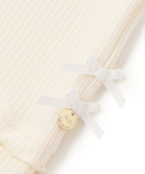 BeBe Petits Pois Vert / ベベ プチ ポワ ヴェール レギンス・スパッツ | 【店舗限定】フリルリブレギンス(95~150cm) | 詳細4