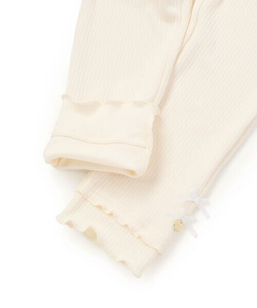 BeBe Petits Pois Vert / ベベ プチ ポワ ヴェール レギンス・スパッツ | 【店舗限定】フリルリブレギンス(95~150cm) | 詳細3