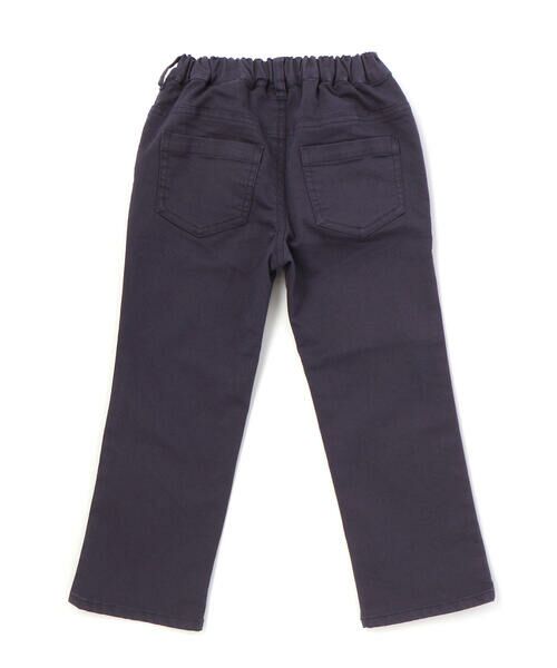 BeBe Petits Pois Vert / ベベ プチ ポワ ヴェール その他パンツ | 【店舗限定】リボン刺しゅうカラーデニムロングパンツ(95~160cm) | 詳細4