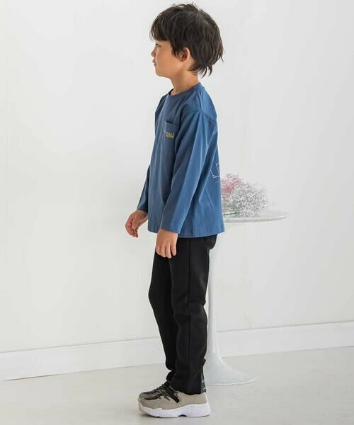 BeBe Petits Pois Vert / ベベ プチ ポワ ヴェール その他パンツ | 【店舗限定】裏毛三角ポイントロングパンツ(95~150cm) | 詳細3