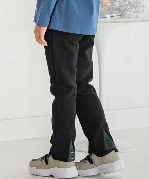 BeBe Petits Pois Vert / ベベ プチ ポワ ヴェール その他パンツ | 【店舗限定】裏毛三角ポイントロングパンツ(95~150cm)(ブラック)