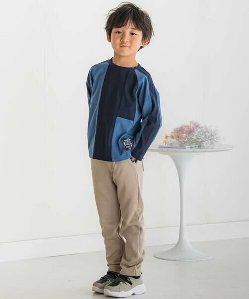 BeBe Petits Pois Vert / ベベ プチ ポワ ヴェール その他パンツ | 【店舗限定】裏毛三角ポイントロングパンツ(95~150cm) | 詳細8