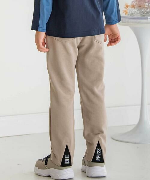 BeBe Petits Pois Vert / ベベ プチ ポワ ヴェール その他パンツ | 【店舗限定】裏毛三角ポイントロングパンツ(95~150cm)(ブラウン)