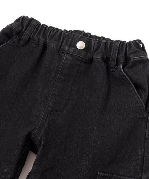 BeBe Petits Pois Vert / ベベ プチ ポワ ヴェール デニムパンツ | 【店舗限定】カーゴ刺しゅうストレッチデニムパンツ(95~160cm) | 詳細7