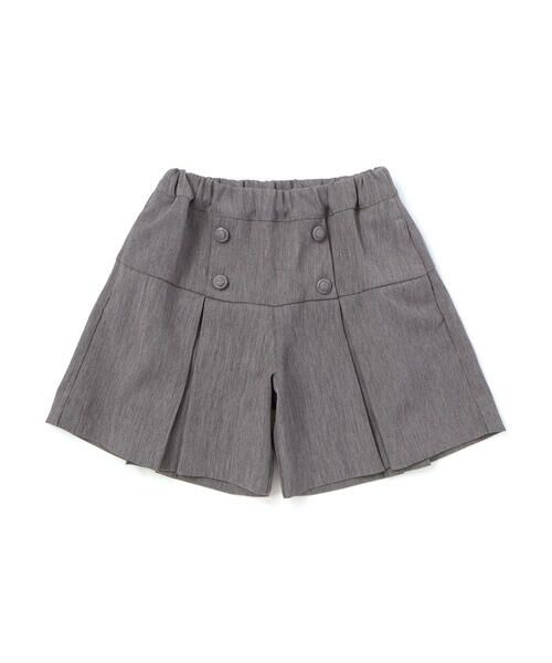 BeBe Petits Pois Vert / ベベ プチ ポワ ヴェール ショート・ハーフ・半端丈パンツ | 【店舗限定】ヘリンボーンキュロットパンツ(95~150cm) | 詳細13