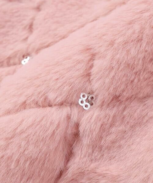 BeBe Petits Pois Vert / ベベ プチ ポワ ヴェール ベスト | 【店舗限定】スパンコールファーベスト(95~150cm) | 詳細14