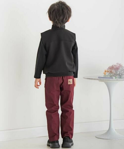 BeBe Petits Pois Vert / ベベ プチ ポワ ヴェール ベスト | 【店舗限定】フラップポケットベスト(95~150cm) | 詳細2