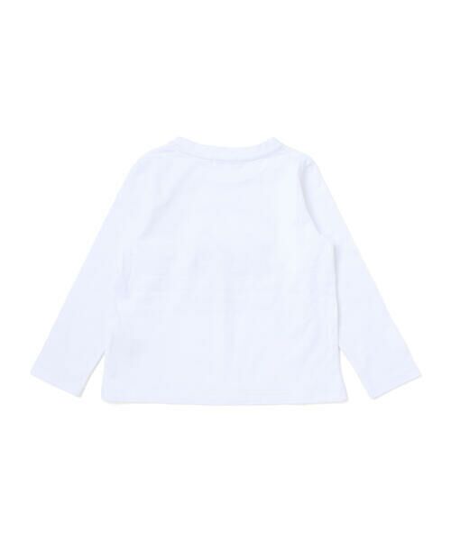 BeBe Petits Pois Vert / ベベ プチ ポワ ヴェール Tシャツ | 【店舗限定】チュールリボンロングTシャツ(95~150cm) | 詳細5