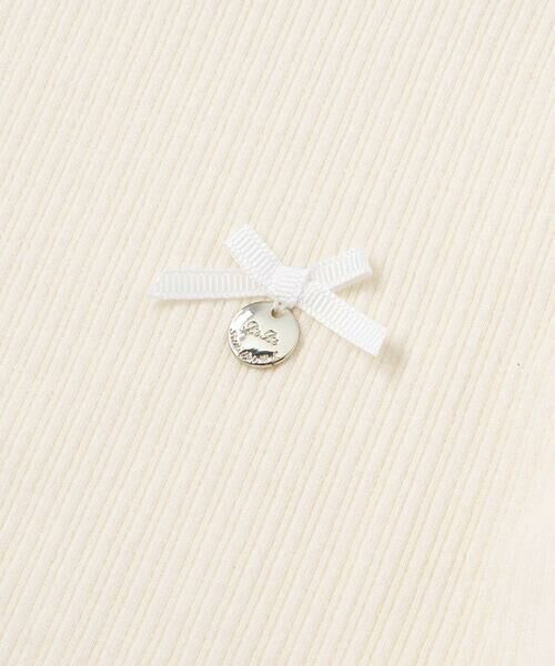 BeBe Petits Pois Vert / ベベ プチ ポワ ヴェール Tシャツ | 【店舗限定】2段フリルリブトップス(95~160cm) | 詳細5