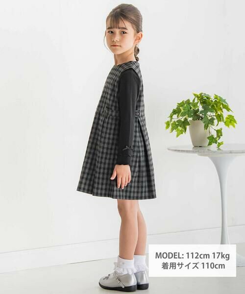 BeBe Petits Pois Vert / ベベ プチ ポワ ヴェール Tシャツ | 【店舗限定】2段フリルリブトップス(95~160cm) | 詳細7