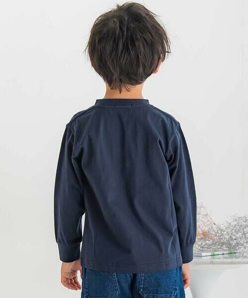BeBe Petits Pois Vert / ベベ プチ ポワ ヴェール Tシャツ | 【店舗限定】発泡写真プリントロングTシャツ(95~150cm) | 詳細3