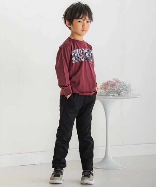 BeBe Petits Pois Vert / ベベ プチ ポワ ヴェール Tシャツ | 【店舗限定】発泡写真プリントロングTシャツ(95~150cm) | 詳細6
