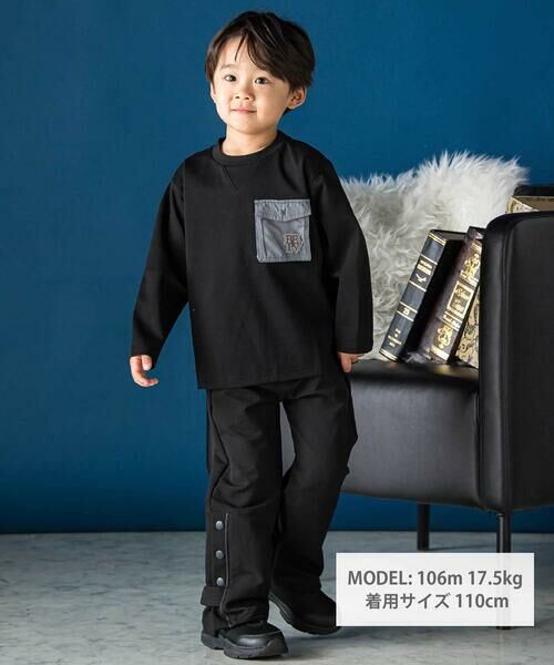BeBe Petits Pois Vert / ベベ プチ ポワ ヴェール Tシャツ | タフタポケットポンチトップス(95~160cm) | 詳細7