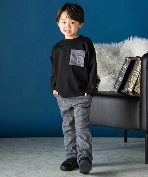 BeBe Petits Pois Vert / ベベ プチ ポワ ヴェール Tシャツ | タフタポケットポンチトップス(95~160cm) | 詳細8