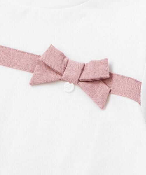 BeBe Petits Pois Vert / ベベ プチ ポワ ヴェール その他トップス | 【店舗限定】リボン長袖Tシャツ+キュロットセットアップ(95~150cm) | 詳細8