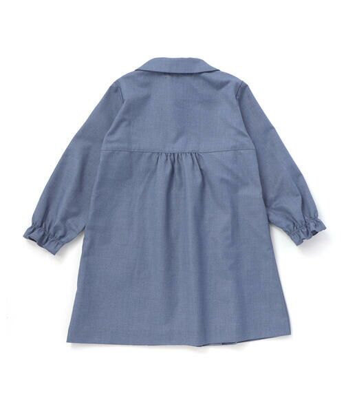 BeBe Petits Pois Vert / ベベ プチ ポワ ヴェール ミニ丈・ひざ丈ワンピース | タックデザインリボンワンピース | 詳細6