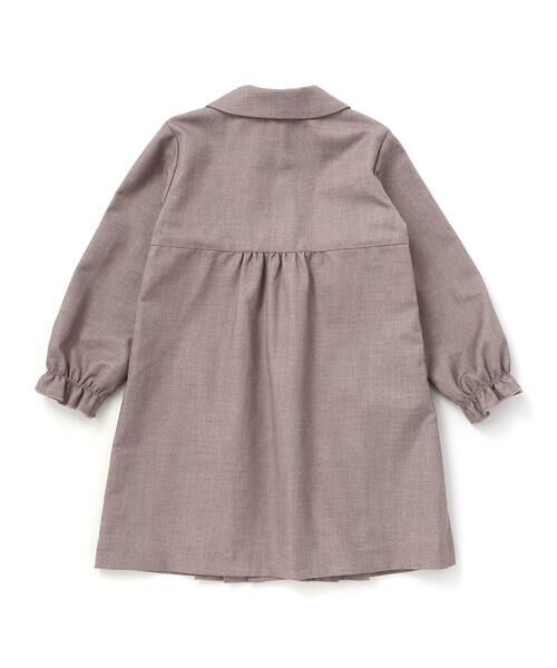 BeBe Petits Pois Vert / ベベ プチ ポワ ヴェール ミニ丈・ひざ丈ワンピース | タックデザインリボンワンピース | 詳細8