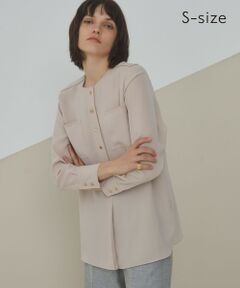 BEIGE, / ベイジ, シャツ・ブラウス | 【S-size】【Steady. 1月号掲載】STOW / ラウンドネックブラウス