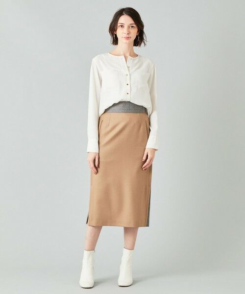 BEIGE, / ベイジ, シャツ・ブラウス | 【S-size】【Steady. 1月号掲載】STOW / ラウンドネックブラウス | 詳細1