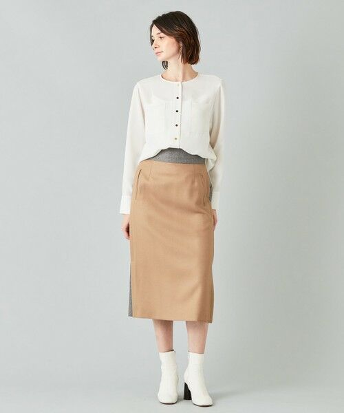 BEIGE, / ベイジ, シャツ・ブラウス | 【S-size】【Steady. 1月号掲載】STOW / ラウンドネックブラウス | 詳細2