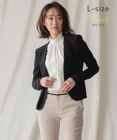 BEIGE, / ベイジ, ノーカラージャケット | 【L-size】CINDY / ダブルカラージャケット