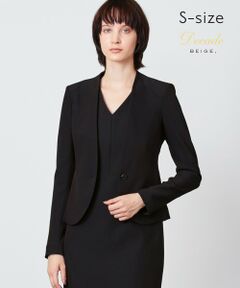BEIGE, / ベイジ, ノーカラージャケット | 【S-size】LUIZA / ノーカラージャケット