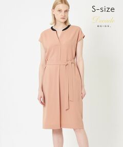 BEIGE, / ベイジ, ロング・マキシ丈ワンピース | 【S-size】CINDY / Vネックワンピース