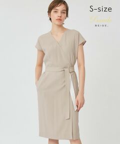 BEIGE, / ベイジ, ロング・マキシ丈ワンピース | 【S-size】CINDY / カシュクールワンピース
