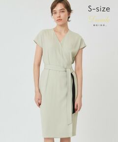 BEIGE, / ベイジ, ロング・マキシ丈ワンピース | 【S-size】CINDY / カシュクールワンピース