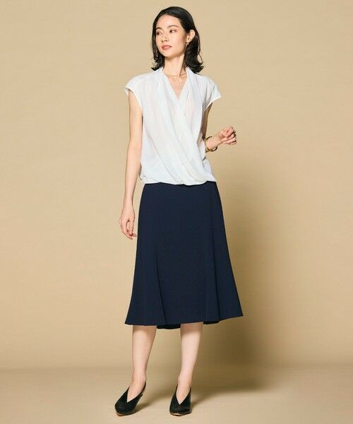 BEIGE, / ベイジ, シャツ・ブラウス | OLIVE / カシュクールフレンチスリーブブラウス | 詳細6