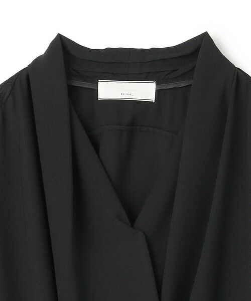 BEIGE, / ベイジ, シャツ・ブラウス | OLIVE / カシュクールフレンチスリーブブラウス | 詳細19