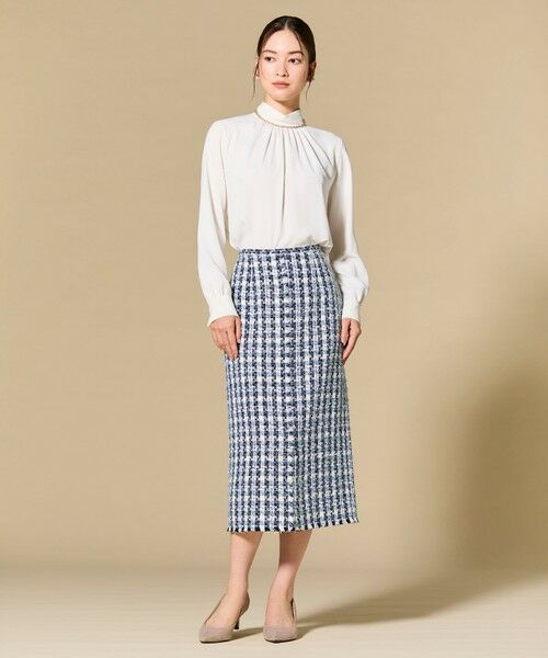 BEIGE, / ベイジ, シャツ・ブラウス | EVA / ハイネックロングスリーブブラウス | 詳細4