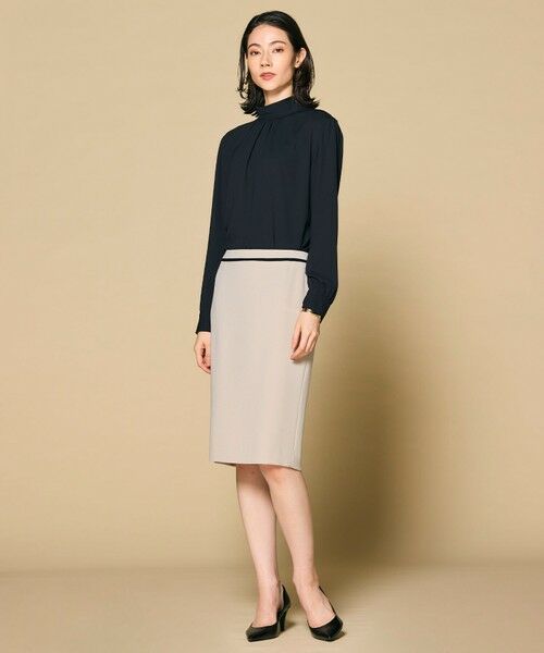 BEIGE, / ベイジ, シャツ・ブラウス | EVA / ハイネックロングスリーブブラウス | 詳細16