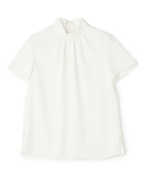 BEIGE, / ベイジ, シャツ・ブラウス | EVA / ハイネックハーフスリーブブラウス | 詳細8