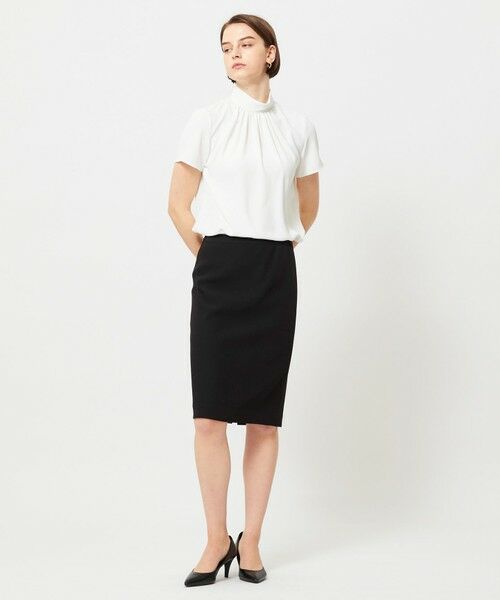 BEIGE, / ベイジ, シャツ・ブラウス | EVA / ハイネックハーフスリーブブラウス | 詳細6