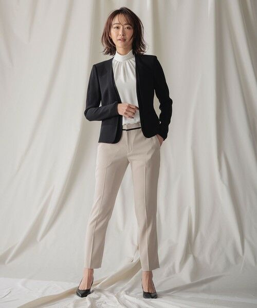 BEIGE, / ベイジ, シャツ・ブラウス | EVA / ハイネックハーフスリーブブラウス | 詳細7