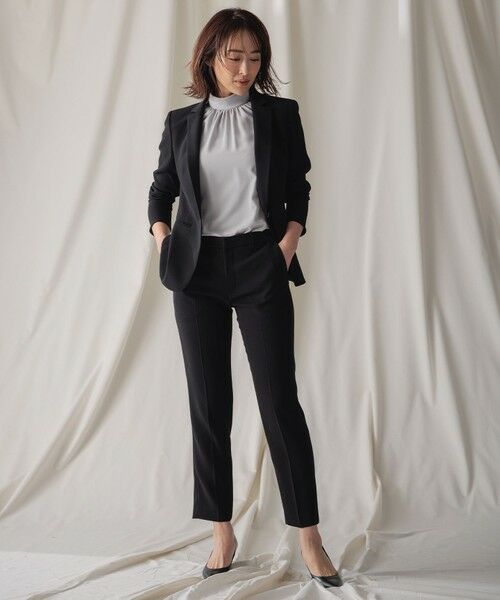 BEIGE, / ベイジ, シャツ・ブラウス | EVA / ハイネックハーフスリーブブラウス | 詳細10