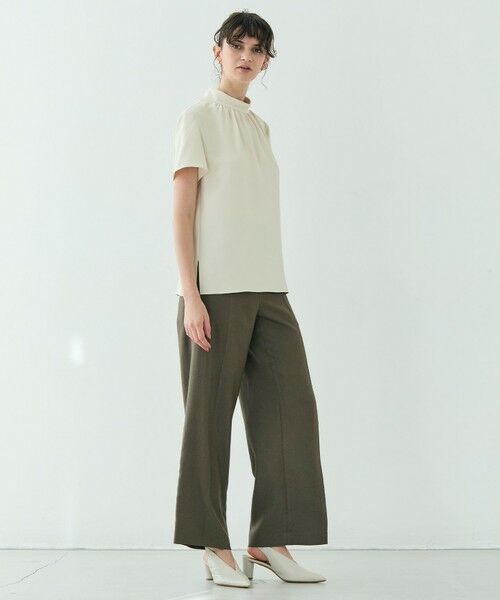 BEIGE, / ベイジ, シャツ・ブラウス | EVA / ハイネックハーフスリーブブラウス | 詳細23