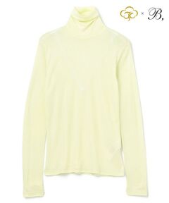 Washable Silk / Hi-neck Long Sleeve T ハイネック Tシャツ