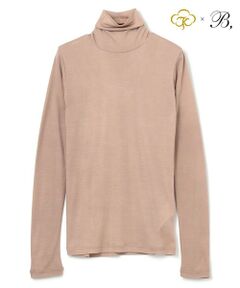 Washable Silk / Hi-neck Long Sleeve T ハイネック Tシャツ