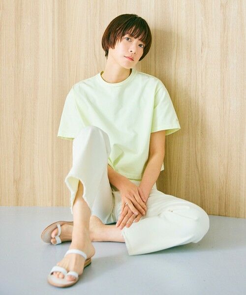 BEIGE, / ベイジ, カットソー | Organic Cotton / Cropped Short Sleeve T トップス | 詳細2